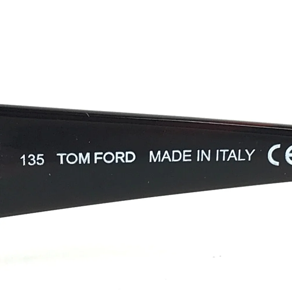 Tom Ford Eyeglasses Frames TF5076 U60 Brown Gold Cat Eye Full Rim 51-16-135